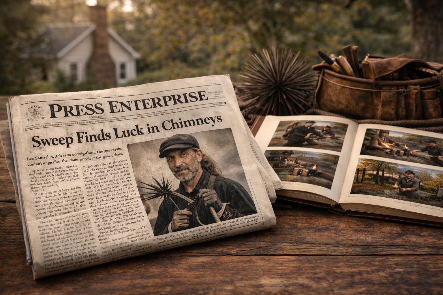 Press Enterprise newspaper feature and company history image